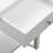 Sloan ClickDecor Sloan Solid Wood Side Table with 1-Drawer, Mid Century Modern Small Space Storage Accent Furniture, Living Room or Bedside Nightstand, Easy Assembly, White
