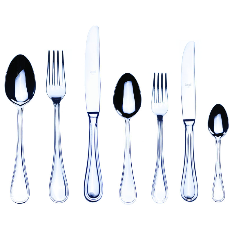Boheme Flatware Set - 42 Pieces - Stainless Steel