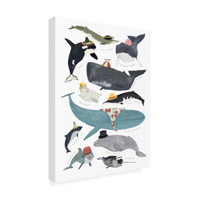 Baleines en chapeaux