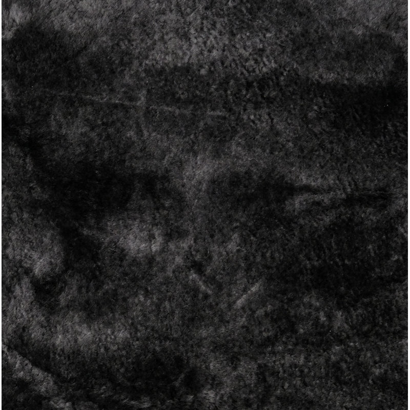 Tie Genuine Sheepskin Fur Car Seat Pad, Gray