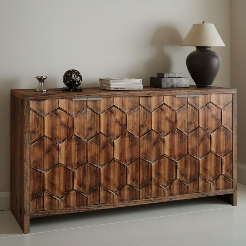 Buffet 60 po, Brun antique