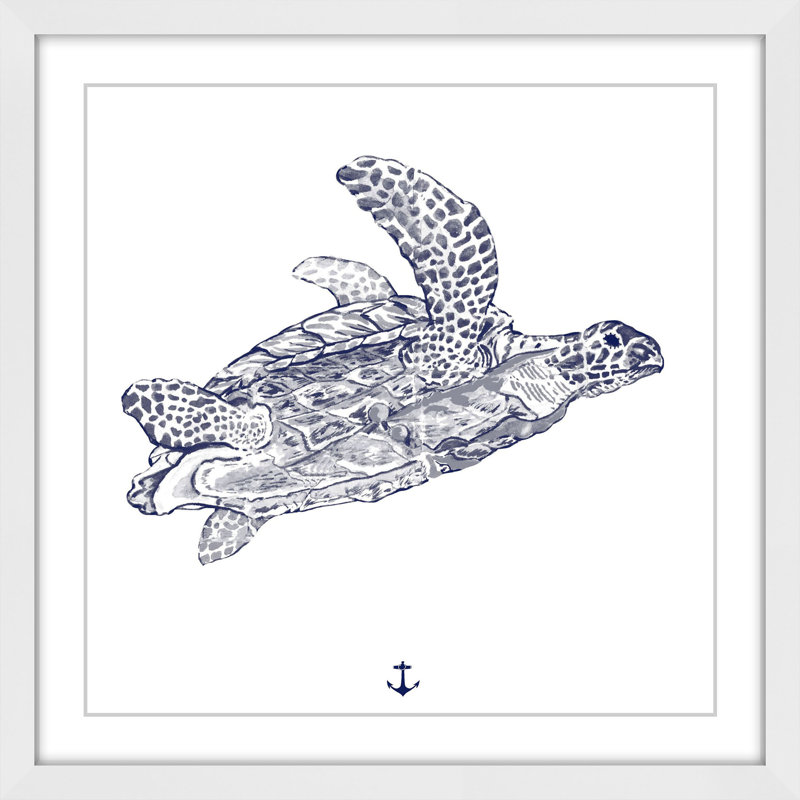 Turtle - Print on Canvas, 41cm H x 41cm W x 3.81cm D