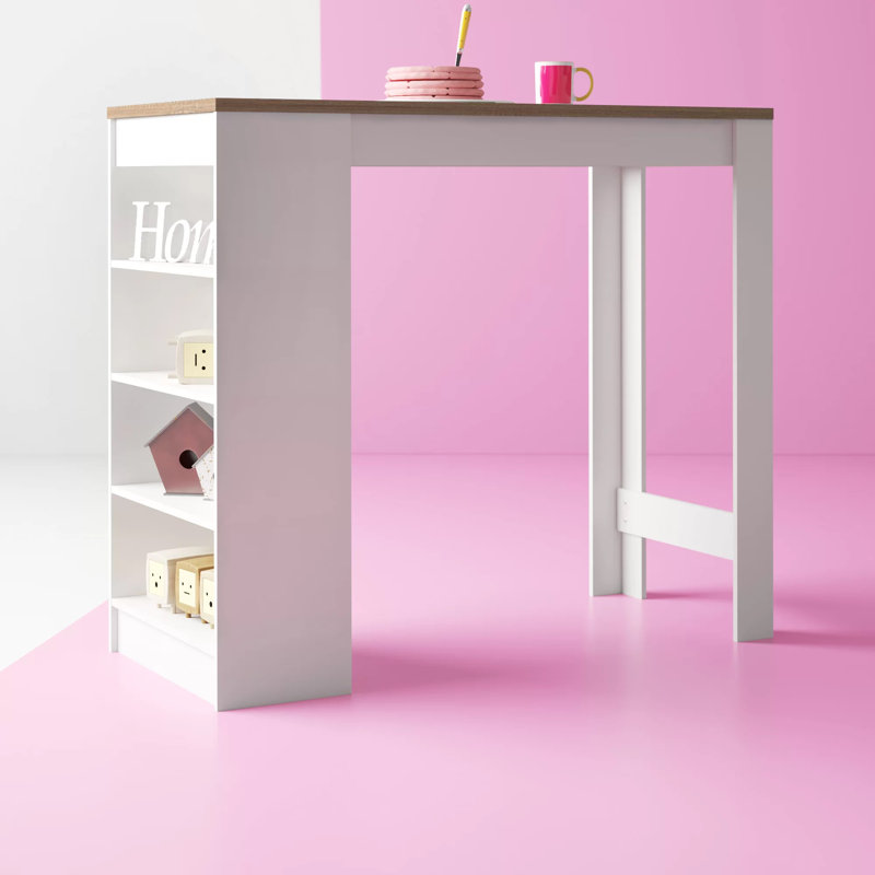 Ashton Dining Table, White/Oak