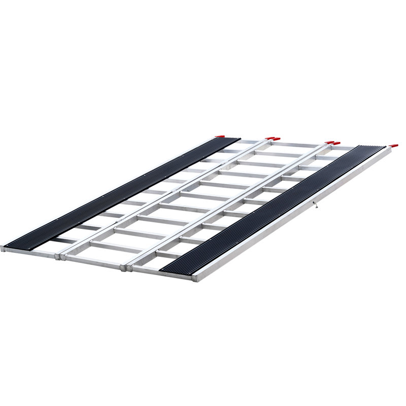 85" x 54" Extra Wide Aluminum Foldable Ramp 1500LBS Capacity Loading Ramp