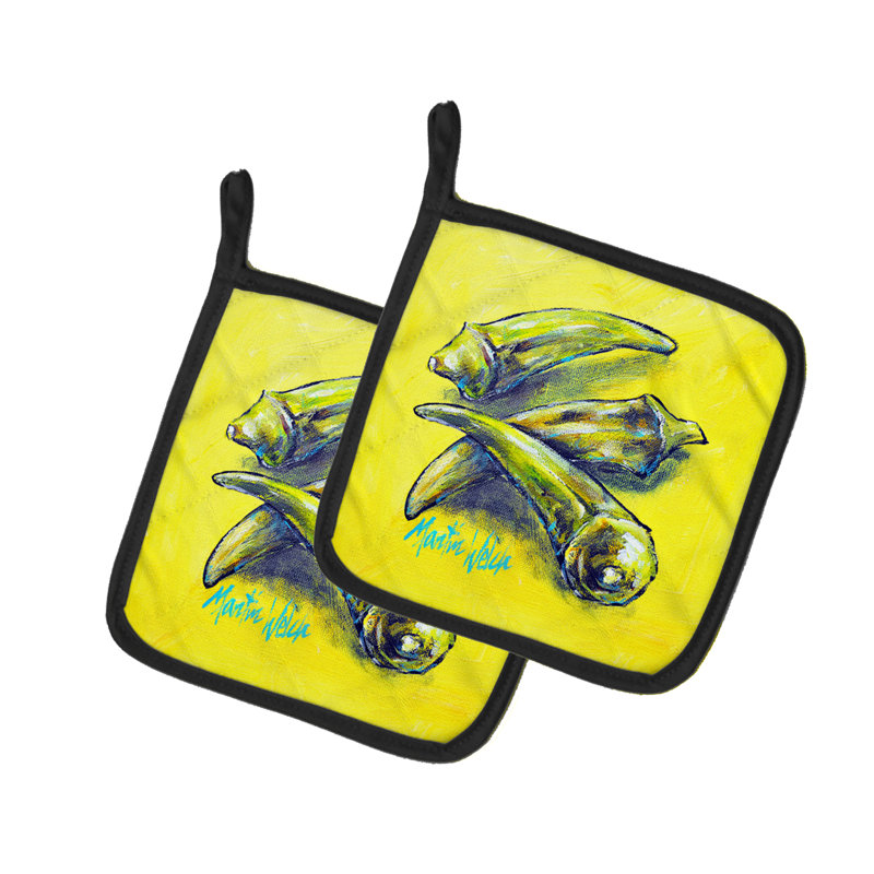Caroline's Treasures Martin Welch New Artwork Polyester Potholder Set