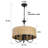 Chakya 5 - Light Dimmable Drum Chandelier