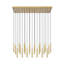Lustre linéaire noir mat 23 lumières Mahlum-1265258448-1252552774