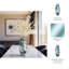 Catalina Coastal Blue Glass Swirl Vase-89107418