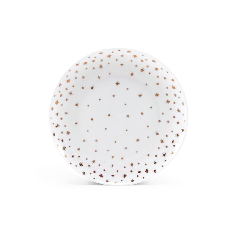 Assiettes à salade métalliques Mikasa Millie, 9 po