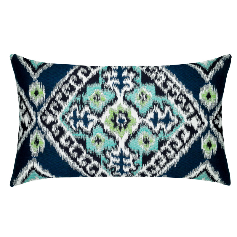 Lagoon Lumbar Indoor/Outdoor Pillow Cover & Insert