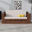 Lit de jour avec bureau amovible, tiroirs de rangement et table d'appoint hydraulique - Combo-canapé-lit multifonctionnel-1880512808-1880512814