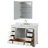 Deborah 48'' Single Bathroom Vanity with Marble Top-23113237-80205294