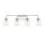 Luminaire suspendu 4 lumières Merilian en nickel poli Meridian-1585604264