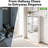 Mirror 3 Tier Shoe Cabinet
