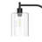 Rogan Modern Standing Tall Industrial Arched/Arc Floor Lamp with Glass Shade and 2 Bulbs Included-74879312