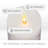 Flameless Pillar Candle with Plastic Holder