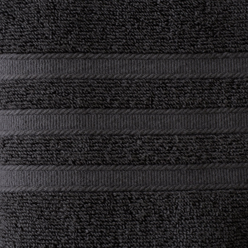 Zero Twist 100% Cotton Bath Sheet Towel, Charcoal