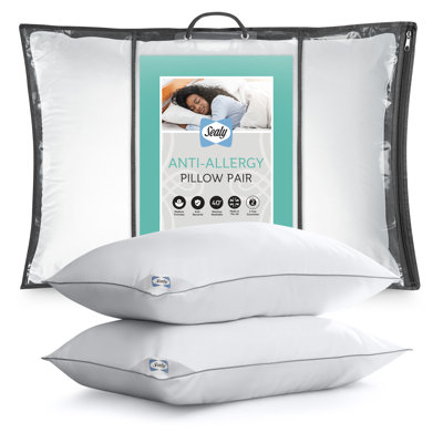 Sealy 2 Piece Anti Allergy Pillow (Set of 2)