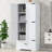 Tall Bathroom Storage Cabinet, Cabinet With Two Doors And One Drawer