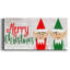 Christmas Elf Couple - Toile tendue avec châssis de qualité supérieure, prête à être accrochée-1810466337