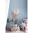 6 - Light Wood Chandelier, Hanging Light Fixture with Adjustable Chain for Kitchen Dining Room Foyer Entryway, Bulb Not Included