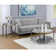 Davidson Mirrored Glass Tray Top End Table