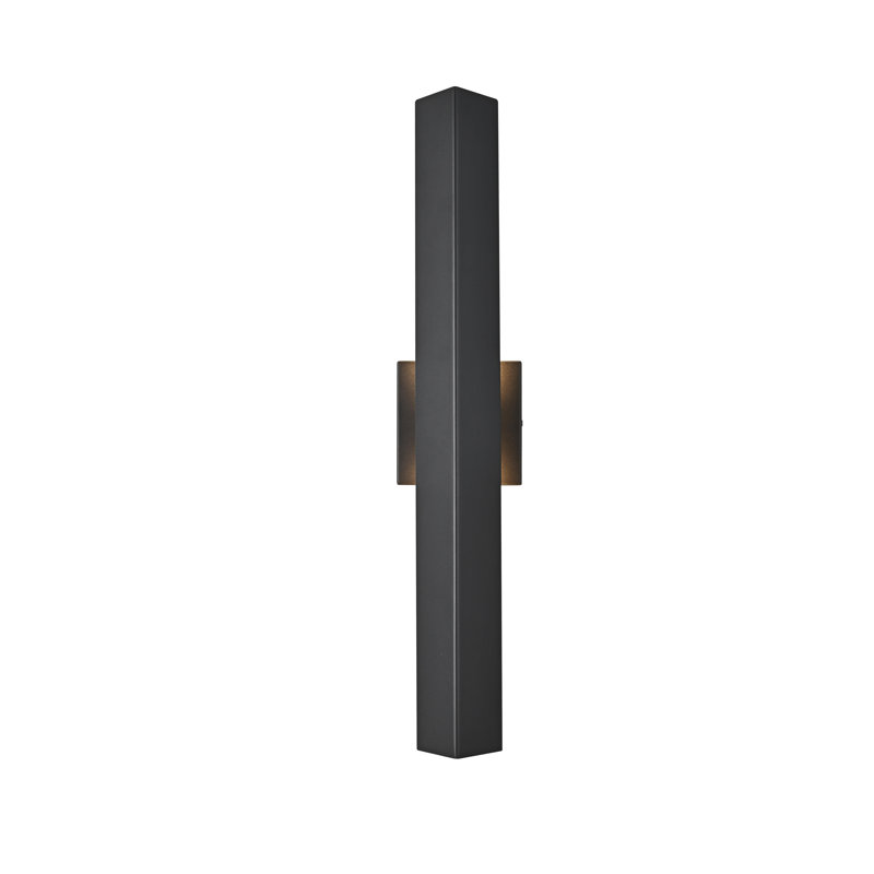 Applique murale d'extérieur 4,5 po Farley, H 24 po x l 4,5 po x P 3,5 po