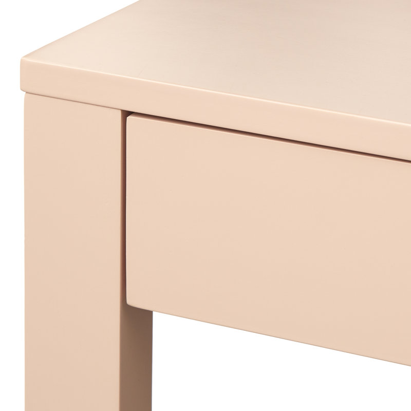 Mableton Solid Wood Base Writing Desk, Blush