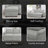 Naara Sectional Sleeper Couch with Storage Pull Out White Couch Bed, Reversible Sleeper Sofa Couch-78546629