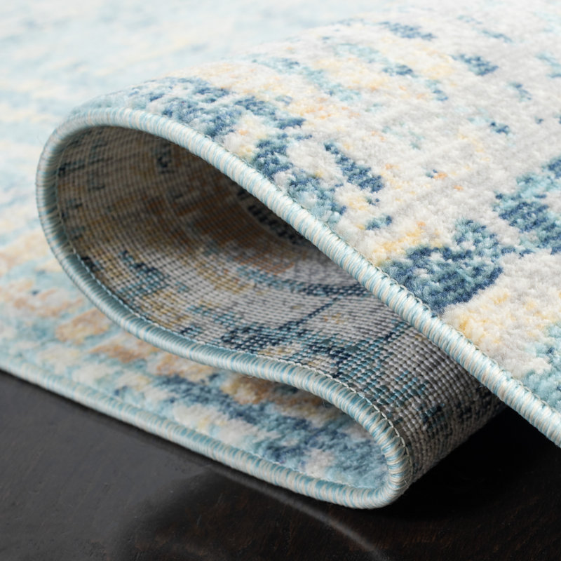 Aria Performance Abstract Rug, Round 6'7"