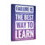 Failure Is Way To Learn - Wrapped Canvas Print-1626587038