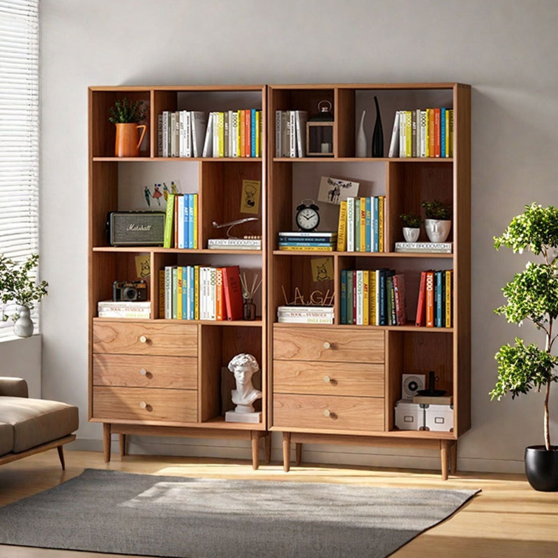 Nordic style furniture bookcase