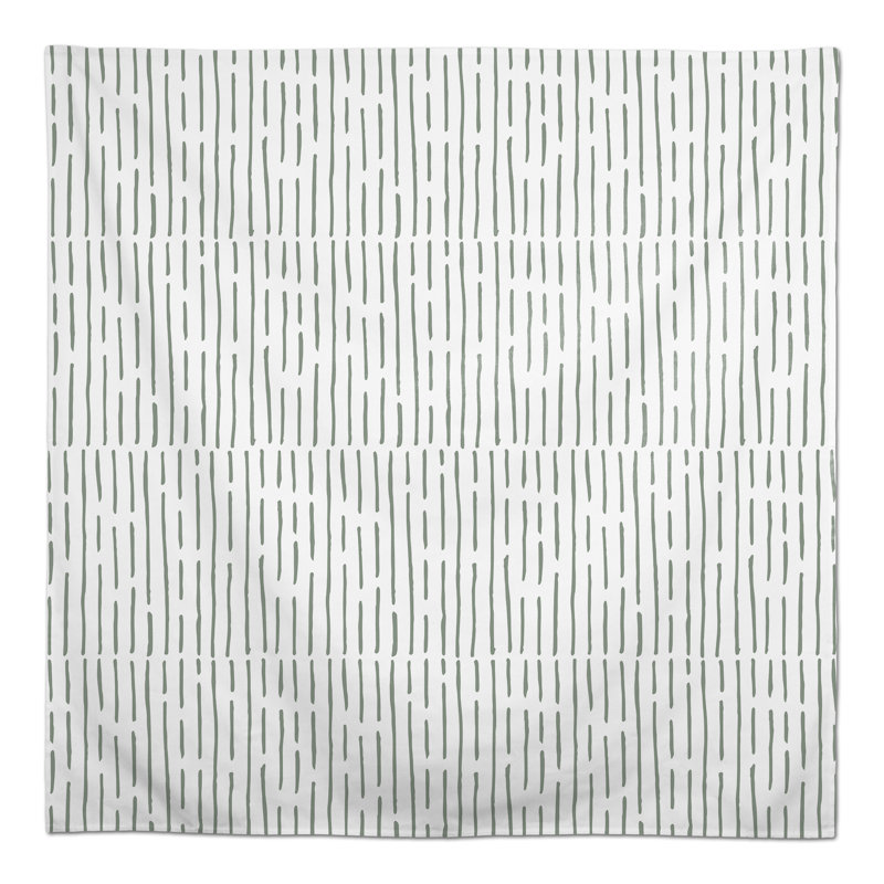 Abstract Square Tablecloth, Green