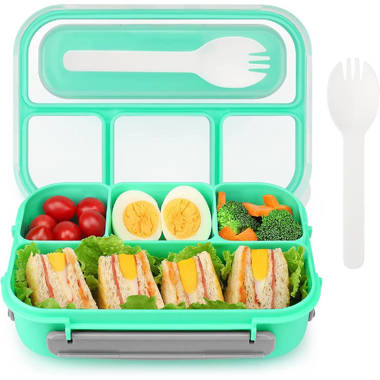 Prep & Savour Binyameen Bento Box Adult Lunch Box Containers For Kids/Adults,Toddler  Lunch Boxes For Daycare,60OZ Insulated Bento Boxes With 3  Compartments,Microwave/Freezer Safe