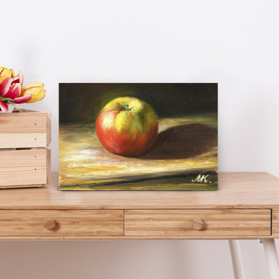 Vibrant Apple Still Life Classic Organic Rustic Fruit Wall Art