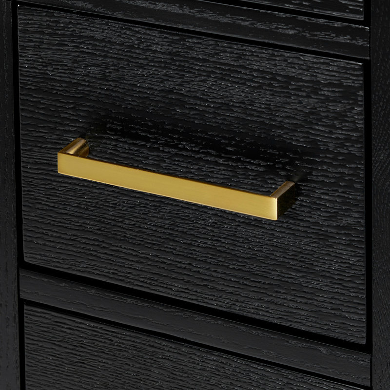 42" Single Bathroom Vanity Base only, Black Oak