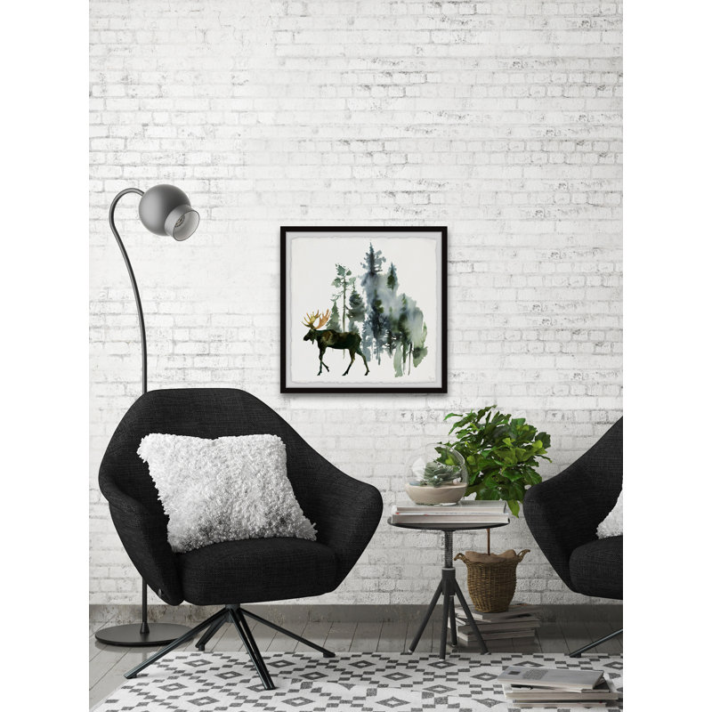 Out Of The Forest by Eyre Tarney - Single Picture Frame Painting, 81cm H x 81cm W x 3.81cm D