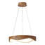 Lustre rond ondulé imitation bois Wabi-Sabi-133227606