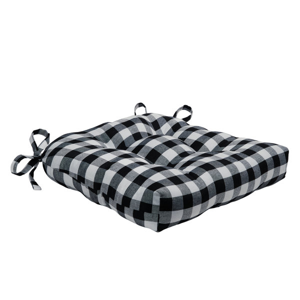 buffalo plaid patio cushions