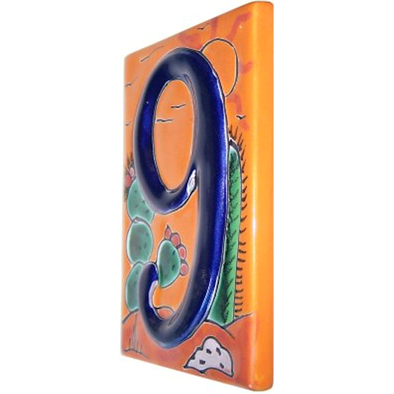 TalaMex désert Talavera céramique numéro de maison neuf