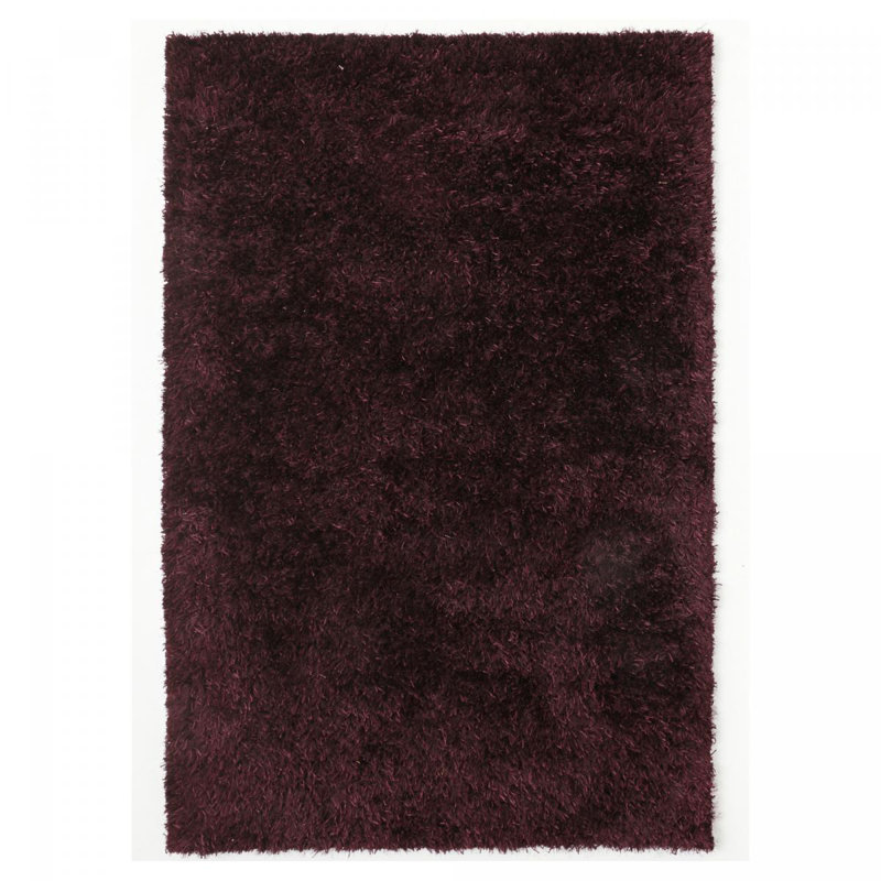 Mondello Solid Colour Hand Woven Shag Area Rug, Rectangle 140 x 200cm