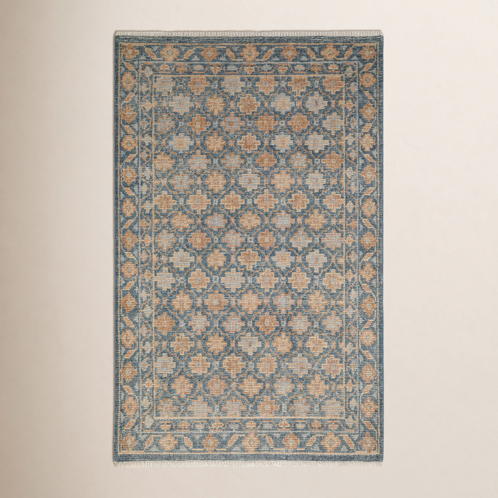 Zohra Hand Knotted Wool Indoor Rug, Rectangle 2' x 3'