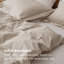 Housse de couette 100% coton délavé - ensemble de literie minimaliste en lin et housse d'édredon douce pour toutes les saisons (ensemble de 3)-136900497-125469690