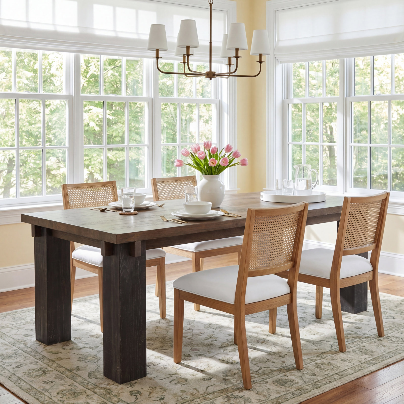 Hennecy 39" Solid Wood Dining Table
