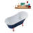 55.1'' x 26.8'' Soaking Acrylic Bathtub-90764605-66366580