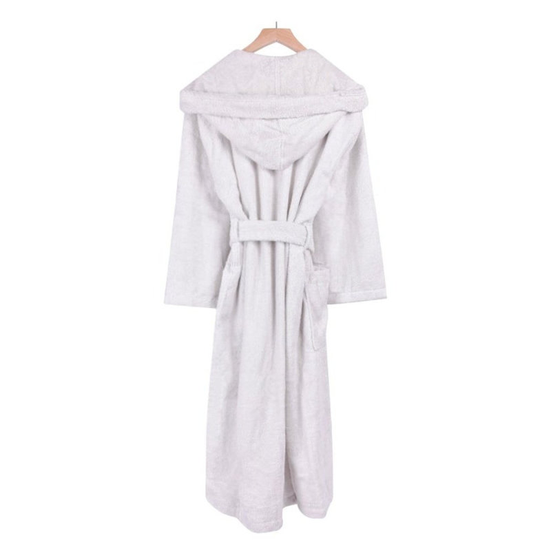 100% Cotton Mid-Calf Bathrobe with Pockets, XL