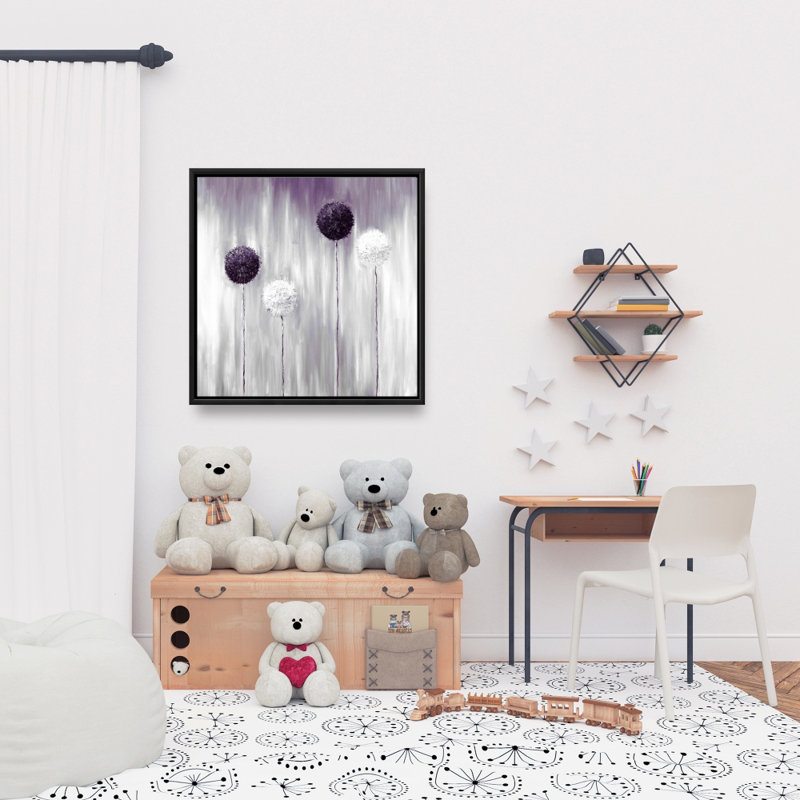 " Purple Allium Flowers "