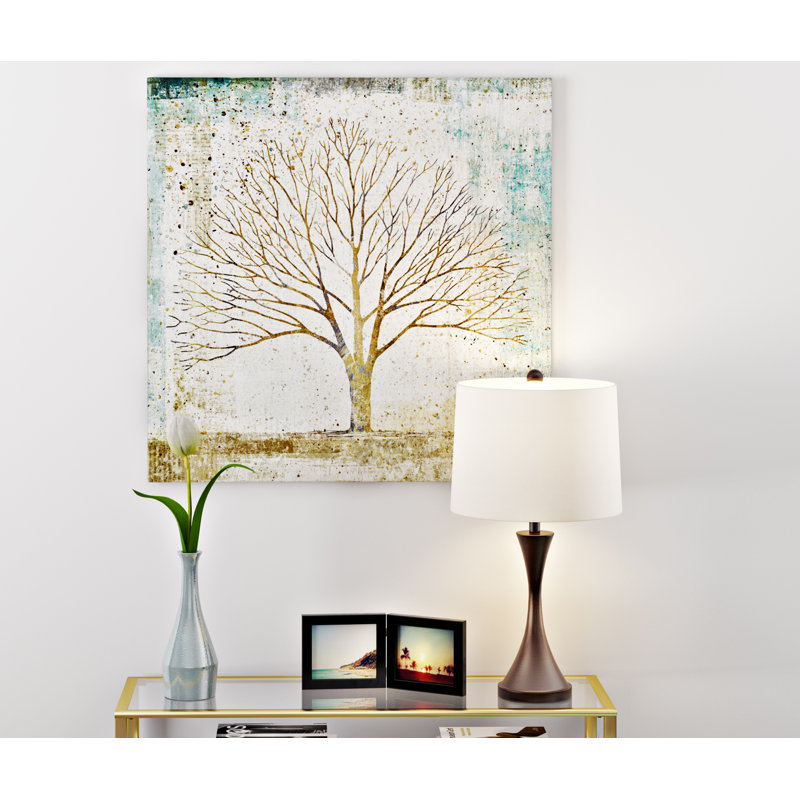 «Solitaire Tree Collage», reproduction d'art sur toile tendue, H 37 po x l 37 po x P 1,5 po
