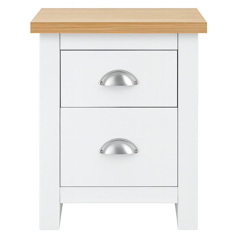 45cm W Manufactured Wood Bedside Table