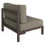 Chaise modulaire sans accoudoirs Peasnell Outdoor en teck de couleur frêne-1757739651
